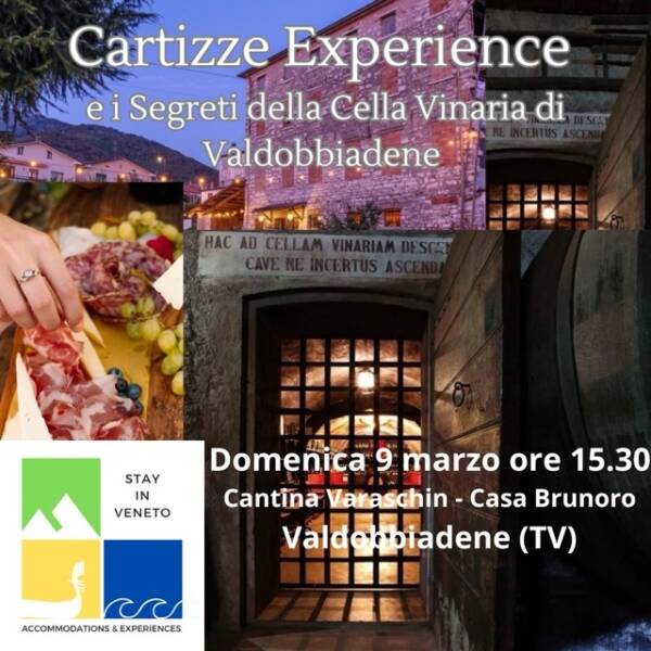 Domenica 9 Marzo ore 15.30: Cartizze Experience e I Segreti della Cella Vinaria di Valdobbiadene