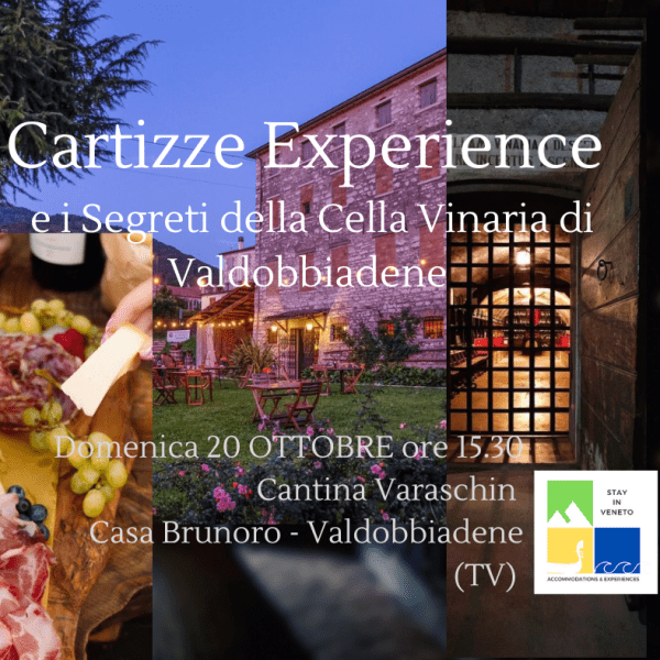 Domenica 20 Ottobre ore 15.30: Cartizze Experience e I Segreti della Cella Vinaria di Valdobbiadene